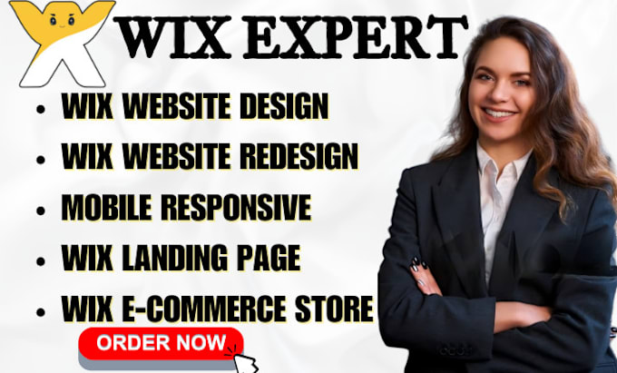 Gig Preview - Design a stunning  wix website website redesign