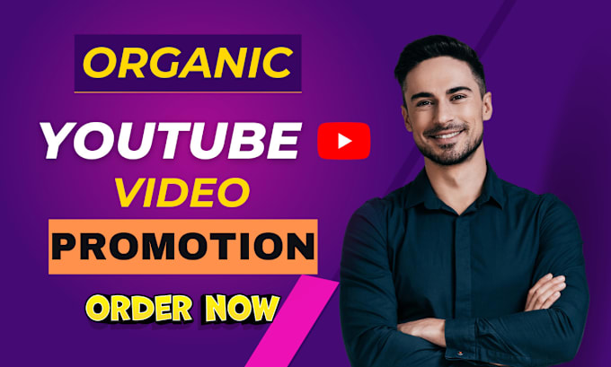 Gig Preview - Organic youtube video promotion to grow your channel