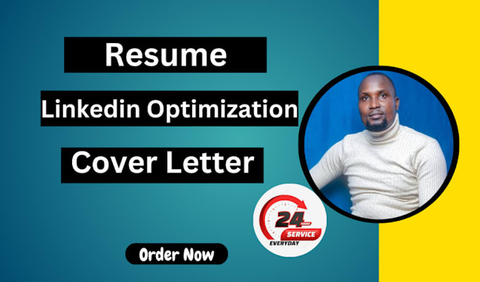 Gig Preview - Write professional resume, cover letter and linkedin optimization