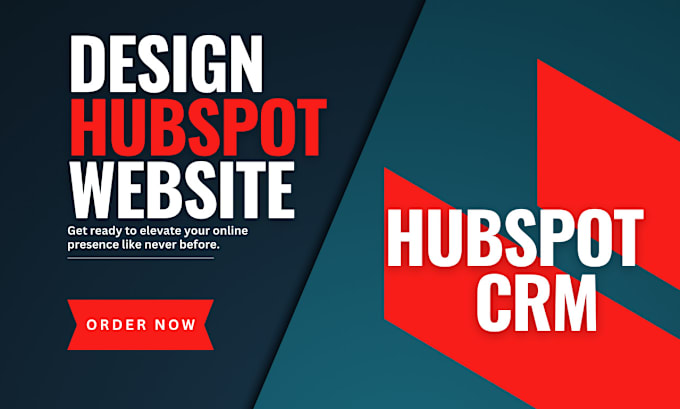 Gig Preview - Design hubspot website, landing page and blog on hubspot crm, groove crm