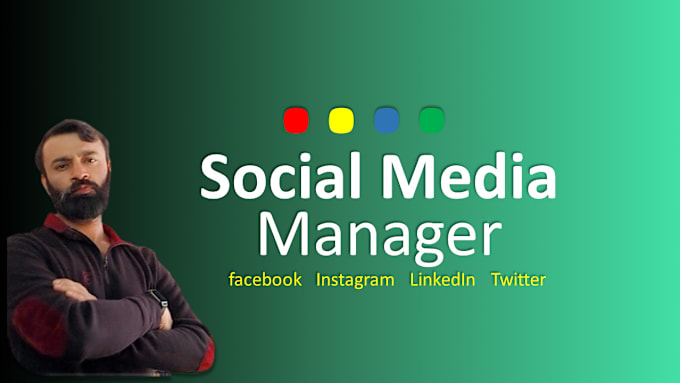 Gig Preview - Be your social media marketing manager and content creator