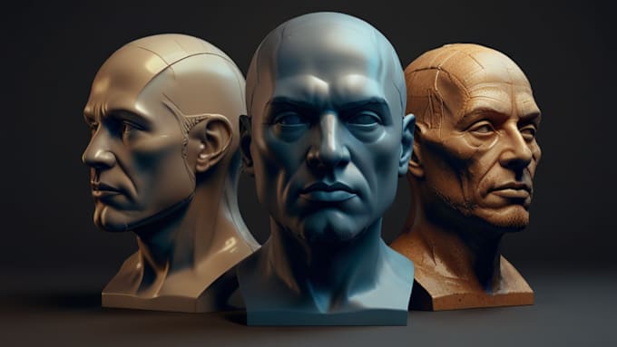 Bestseller - sculpt 3d head model, 3d head bust,3d face, 3d mask, 3d portrait, zbrush, stl