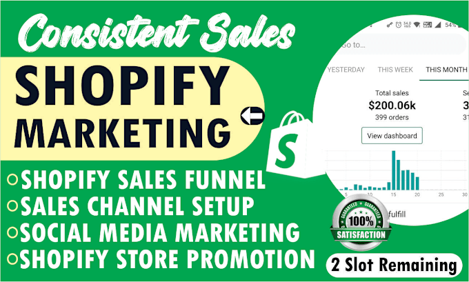 Gig Preview - Do complete shopify marketing promotion boost your shopify sales funnel