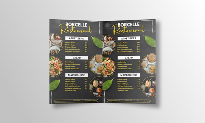 Gig Preview - Design a perfect menu design for your restaurant using canva