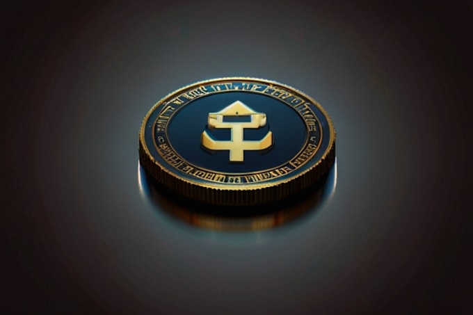 Gig Preview - Design 3d crypto token, crypto coin and crypto logo