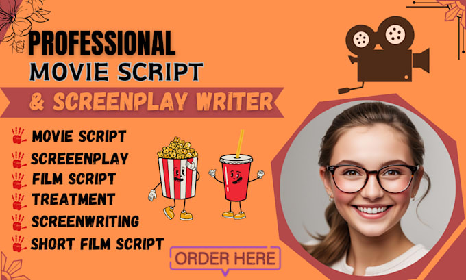 Gig Preview - Be your movie script writer, screenplay, film script, screenwriting, short film