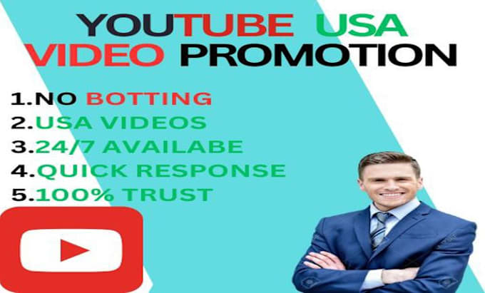 Gig Preview - Do USA video and channel promotion to the targeted USA views