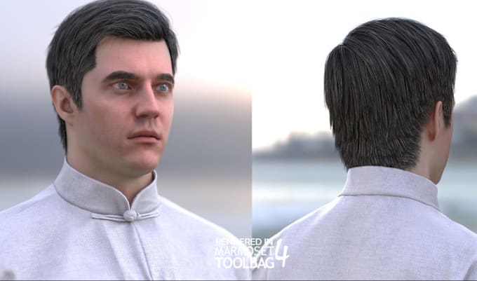 Gig Preview - Model realistic 3d metahuman character, humanoid character, photorealistic