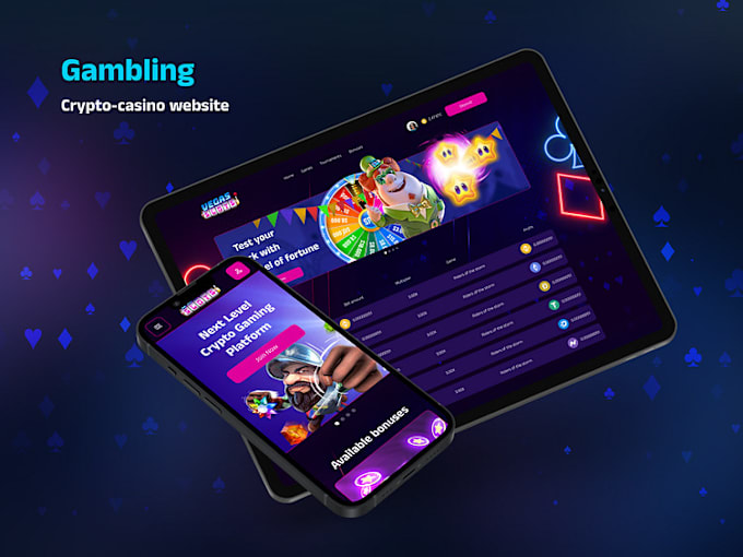 Gig Preview - Develop blackjack bet app crypto game card game crash game slot sport bet site