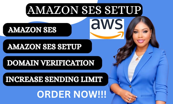 Gig Preview - Manage and setup amazon ses, domain verification and increase sending limit