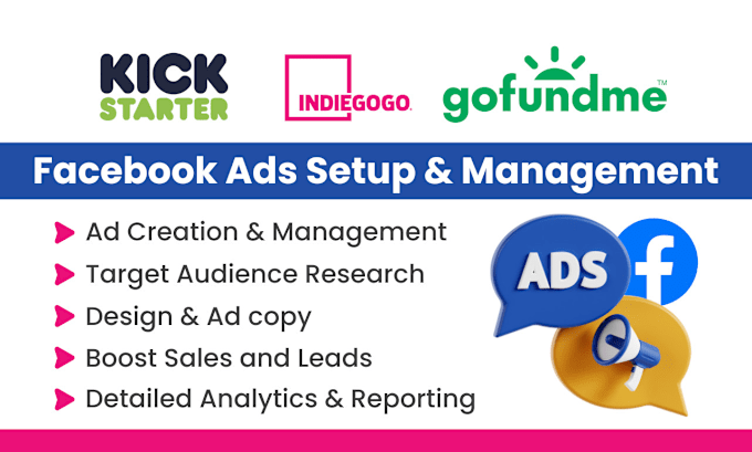 Gig Preview - Set up and promote your crowdfunding campaign through facebook ads