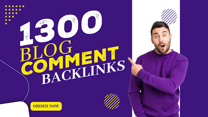 Gig Preview - Build 1300 dofollow blog comment backlinks SEO service