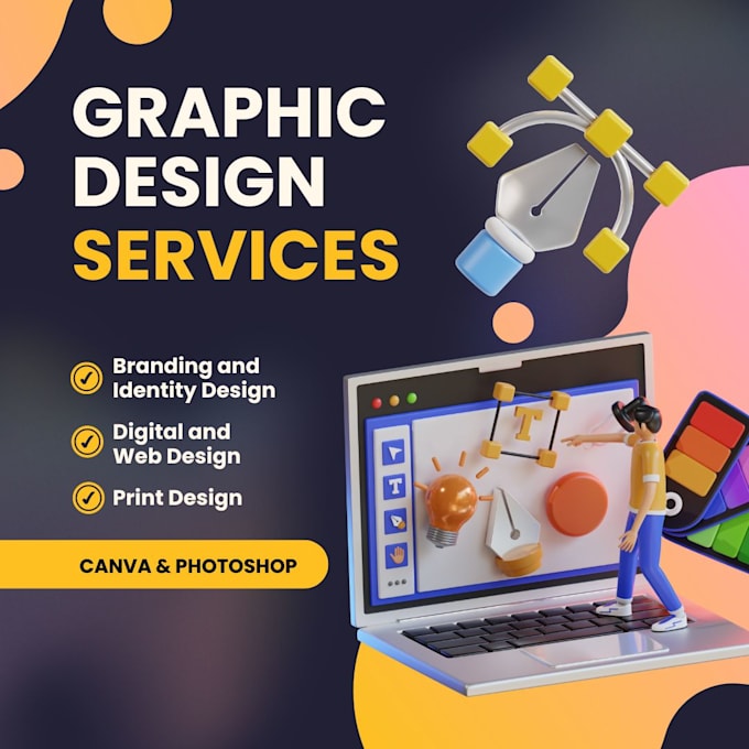 Gig Preview - Do graphic design, canva templates, flyer, poster, instagram post, banner thamb