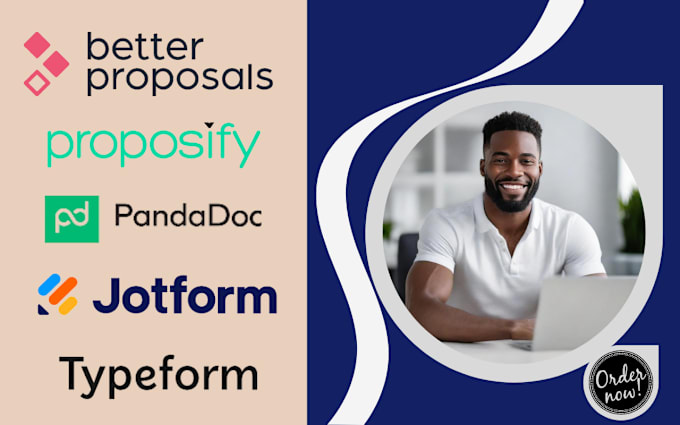 Gig Preview - Design proposal and form proposify pandadoc better proposal jotform and typeform