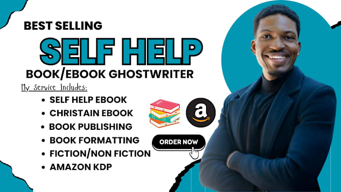 Gig Preview - Ghostwrite self help ebook, nonfiction ebook, christain ebook, kdp ebook writer