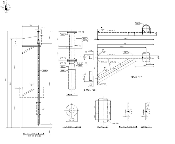 Gig Preview - Do redraw technical drawing