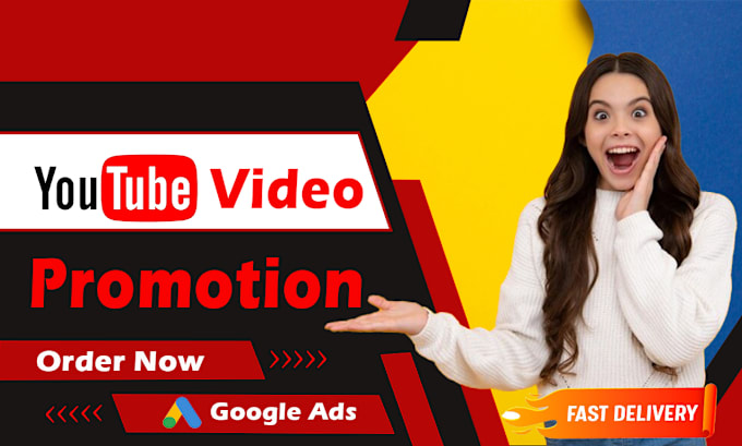 Gig Preview - Do youtube video promotion SEO for growth by google ads manager