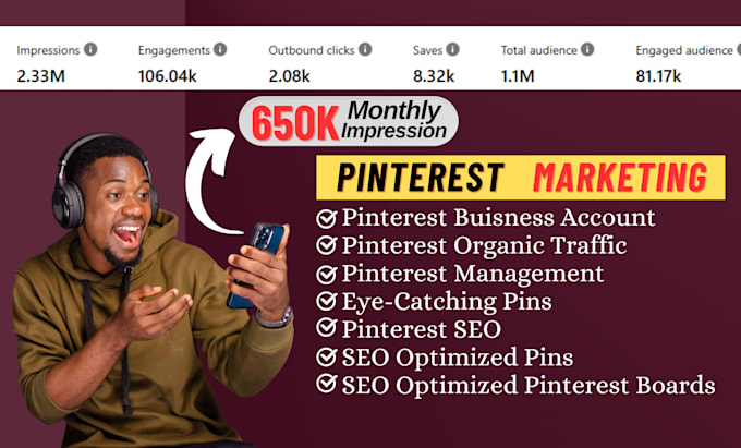 Gig Preview - Optimize and manage your pinterest business account