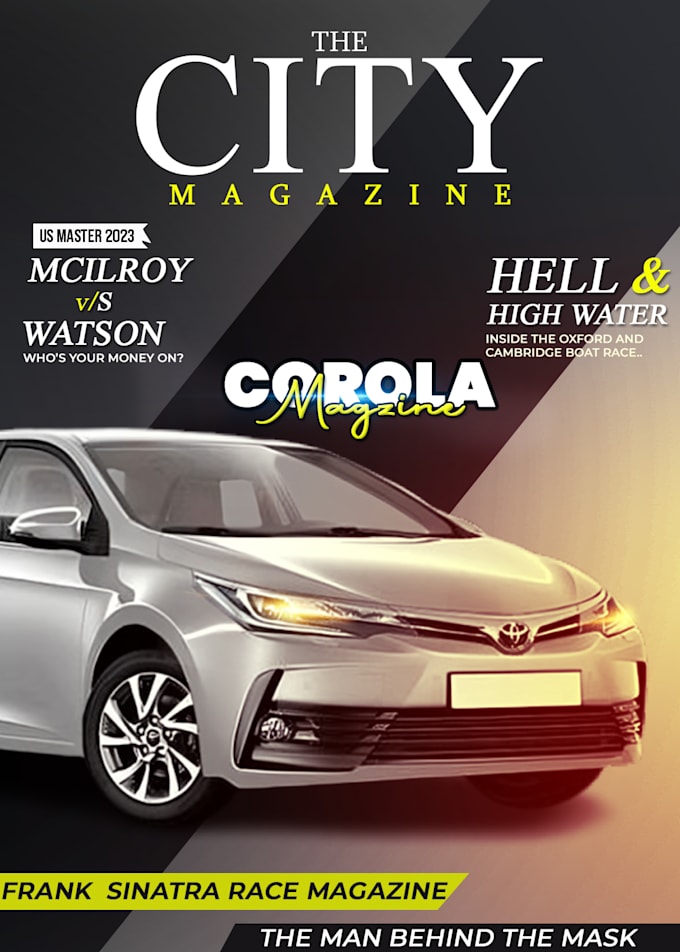 Gig Preview - Design professional magazine cover and layout car design