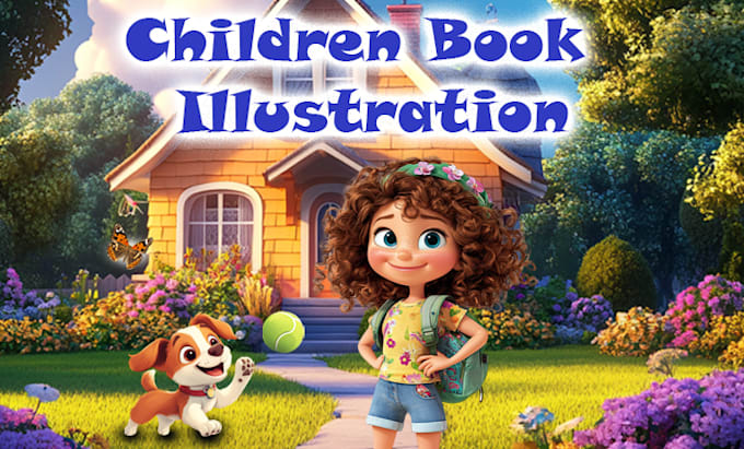 Gig Preview - Illustrate children book illustration story books and covers