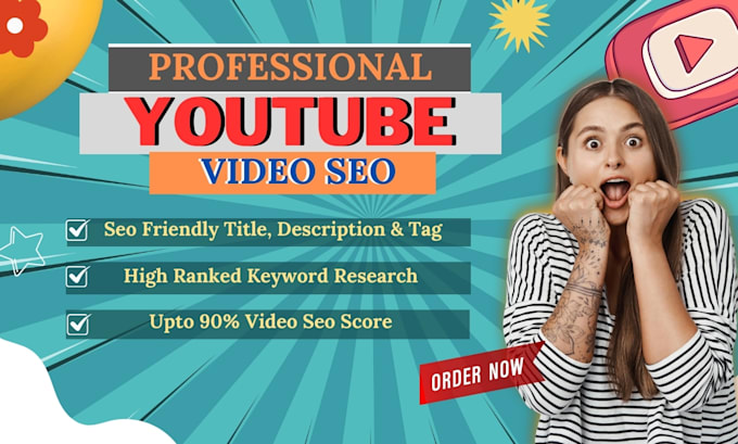 Gig Preview - Best youtube video seo expert and channel growth manager service