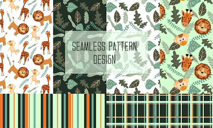 Gig Preview - Create customized  hand drawn seamless pattern in any theme