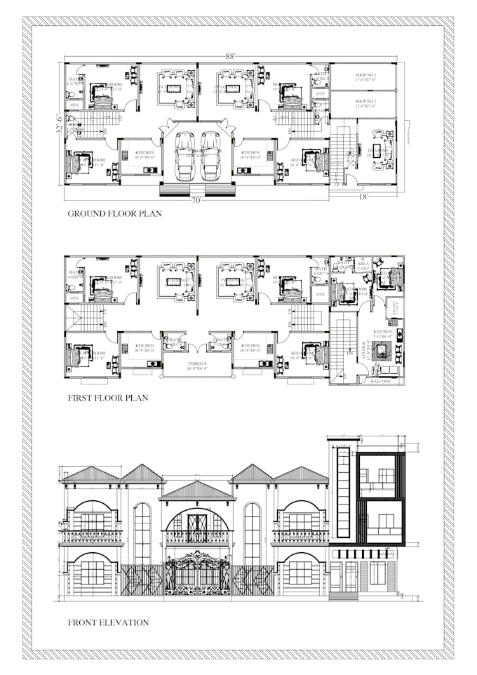 Bestseller - convert, redraw your house plans, floor plans in autocad