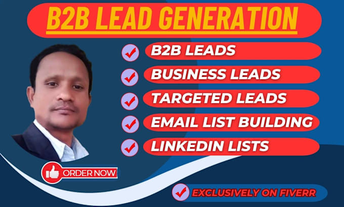 Gig Preview - Do provide b2b lead generation and email list building for any industry