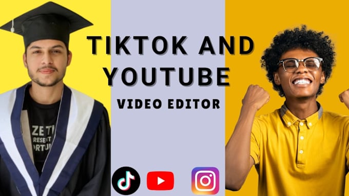 Gig Preview - Do tiktok, youtube, instgram video editing with professionaly