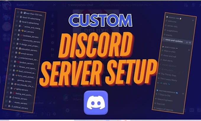 Bestseller - setup custom discord server or crypto and gaming discord server setup