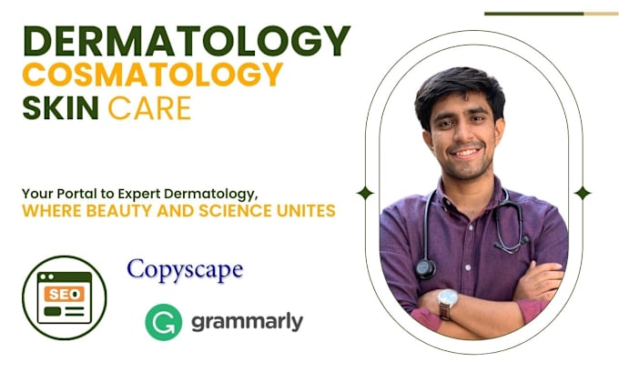 Gig Preview - Write dermatology and aesthetic articles and blog posts