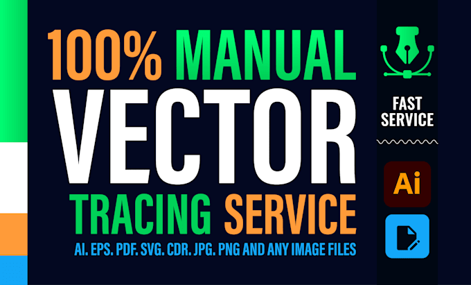 Gig Preview - Redraw, vector trace, or recreate your logo or image perfectly, vector tracing