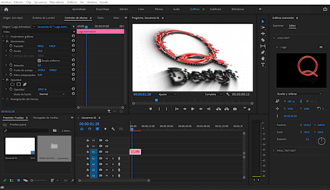 Gig Preview - Animate your logo in a simple and professional, customizable way