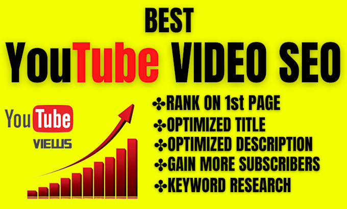 Gig Preview - Do best youtube video SEO expert and channel growth manager