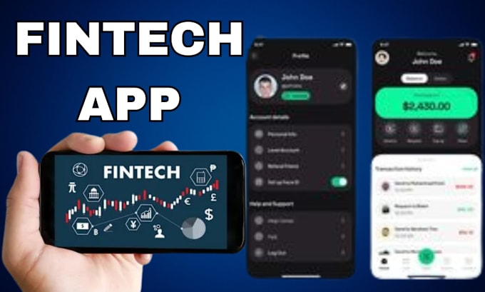 Gig Preview - Create a fintech app, cash app, bank app, revolut app, wallet app