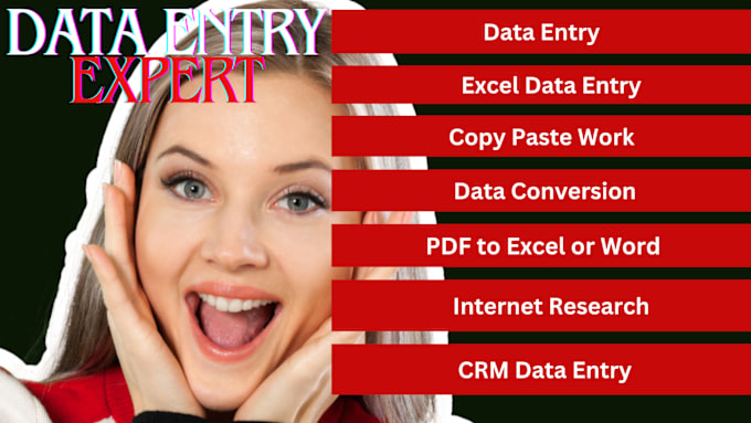 Gig Preview - Do professional data entry and database management