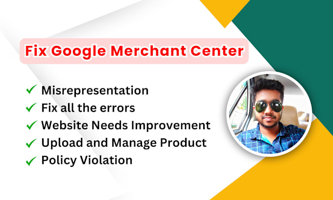 Gig Preview - Fix google merchant center suspension misrepresentation gmc shopping ads