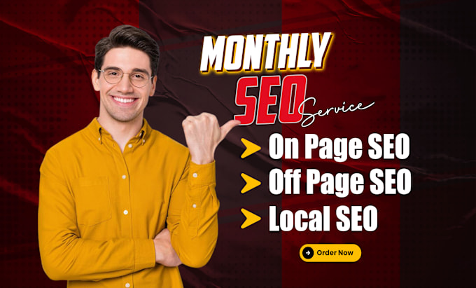 Gig Preview - Do complete monthly seo services for google ranking