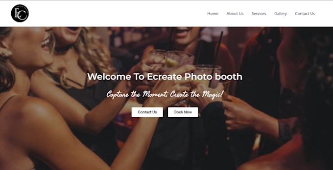 Gig Preview - Create 360 photo booth website, photo booth website with online booking