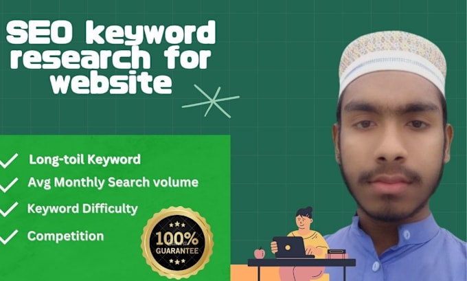 Gig Preview - Research and provide profitable keywords to improve your website SEO