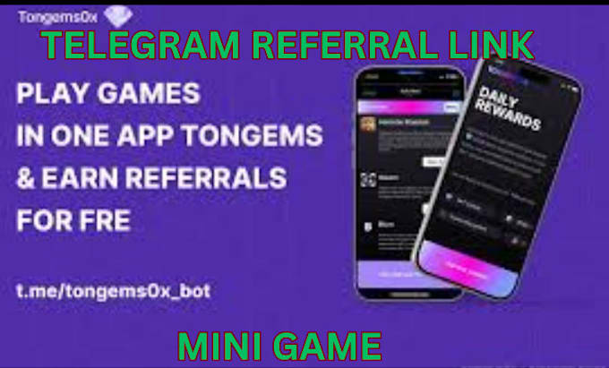 Gig Preview - Do telegram marketing referral link promotion mini game to drive 100m users