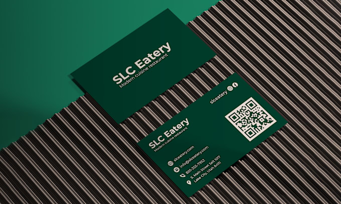 Gig Preview - Design unique professional business card with qr code print ready