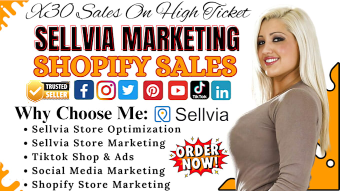 Bestseller - do x30 sales sellvia marketing shopify marketing sellvia tiktok shop tiktok ads