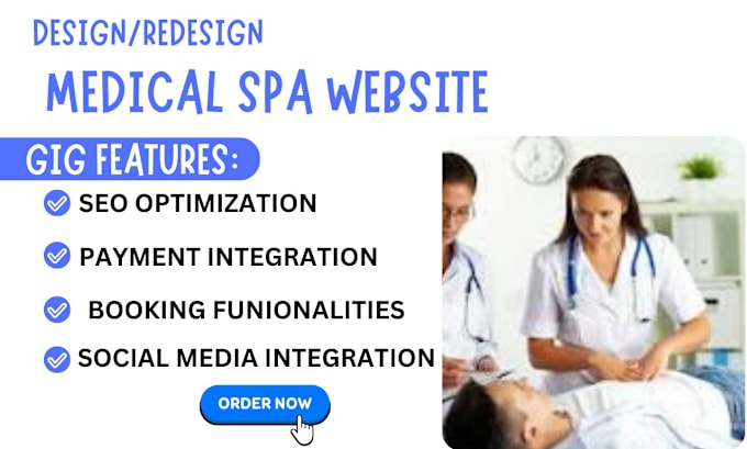 Gig Preview - Design medical spa website health and wellness marijuana cbd ecommerce website