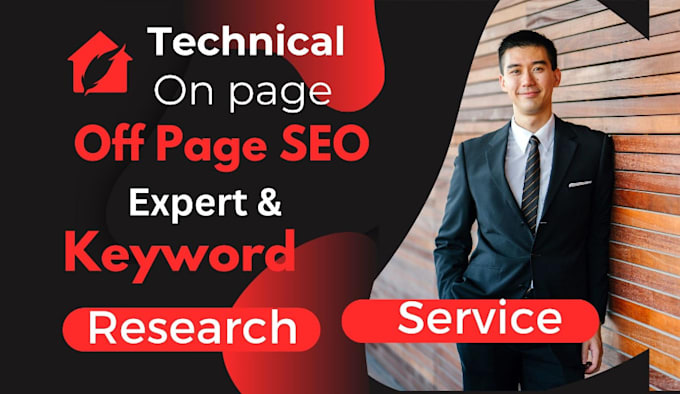 Gig Preview - Do on page off page and technical SEO optimization service