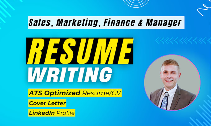 Bestseller - write marketing, tech sales resume, finance, accounting, teacher, or manager cv