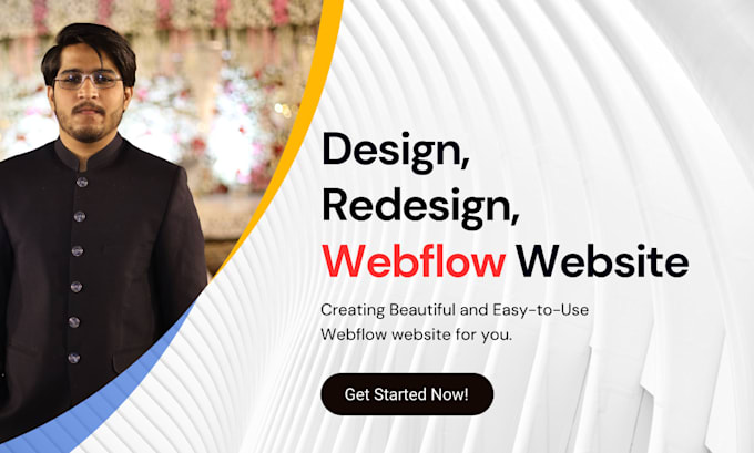 Gig Preview - Design, redesign, update or fix webflow website, convert your figma to webflow