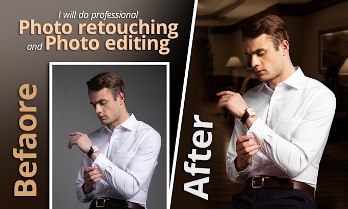 Gig Preview - Professional model photo retouching, skin, color, background