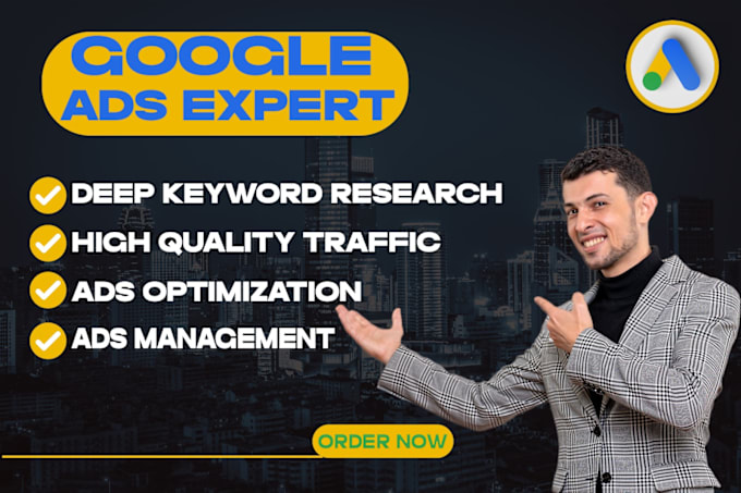 Gig Preview - Setup and manage your google ads adwords PPC campaigns