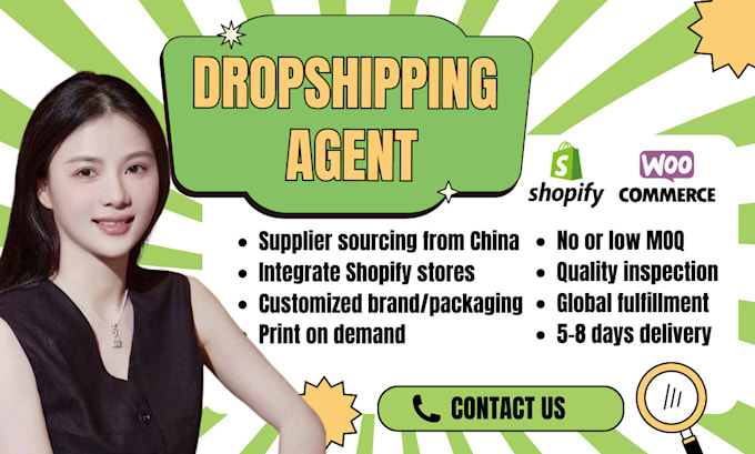 Gig Preview - Be your first class dropshipping agent, product sourcing for shopify store